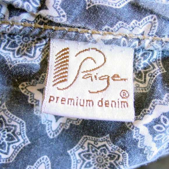 PAIGE Premium Denim Hidden Hills Bootcut Distressed Jeans 27002 Women's 30 - USA - Picture 7 of 7